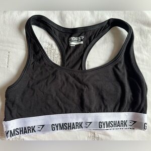 Gymshark Black Sports Bra, M